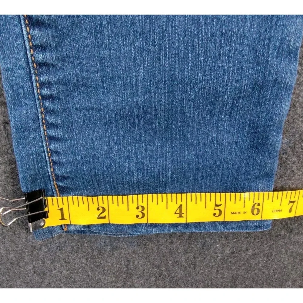 Childrens Place Jeans Youth Girls 8 Blue‎ Bootcut Stretch Adjust📸SEE📏📸